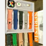 ساعت هوشمند طرح اپل واچ مدل KW35 MAX با 10 بند گارانتی 6 ماهه